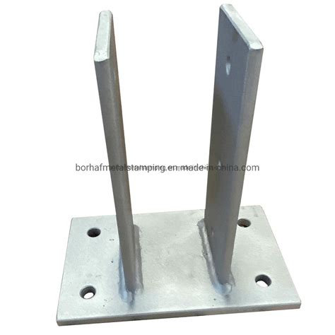 metal post support bracket for cement|concrete post anchor brackets.